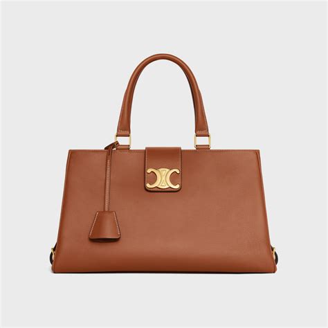 Celine MEDIUM APPOLINE BAG IN SUPPLE CALFSKIN TAN .